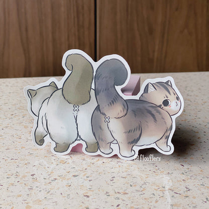 Floofy Toosh II - Die-cut Sticker