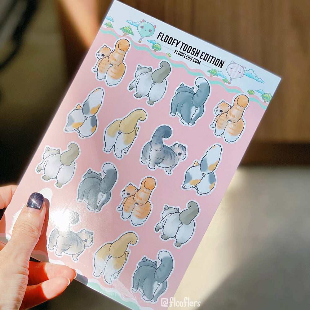 Floofy Toosh - Sticker Sheet