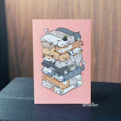 Meowtain Tower - Print