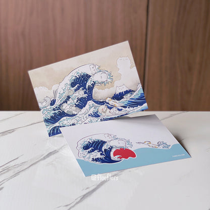 Catagawa Wave - A5 / Postcard Sizes