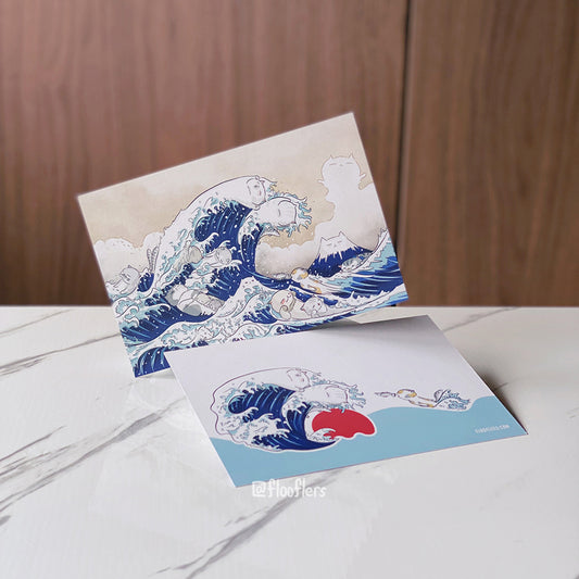 Catagawa Wave - A5 / Postcard Sizes